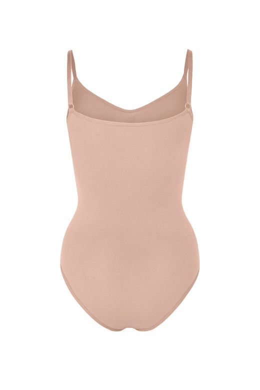 Боді корегуюче з утяжкою живота, талії та спинки, нюд
