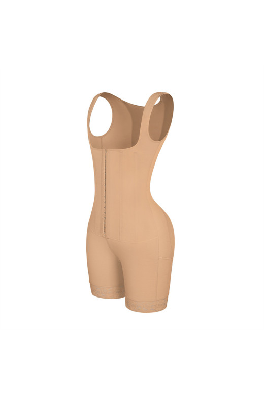 Нюдовый корректирующий комбидресс-корсет Full Body Sculpt