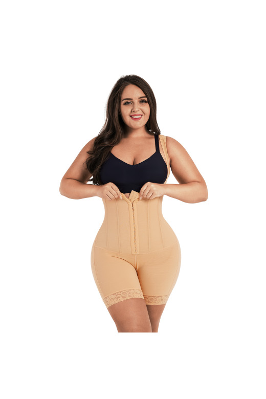 Нюдовый корректирующий комбидресс-корсет Full Body Sculpt