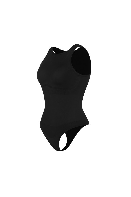 Черное корректирующее боди-стринги Silhouette Sculpt
