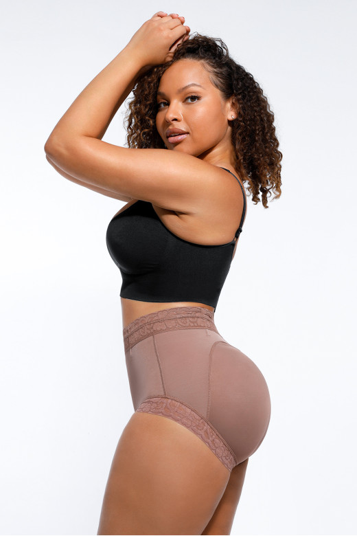 Трусики корегуючі з єфектом Push-Up, нюд