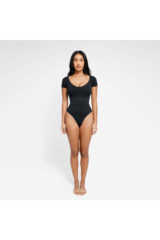 Корректирующий боди с круглым вырезом German Volf — утягивающий боди для талии и живота