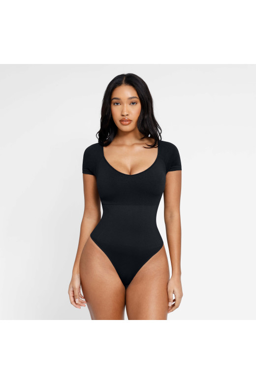 Корректирующий боди с круглым вырезом German Volf — утягивающий боди для талии и живота