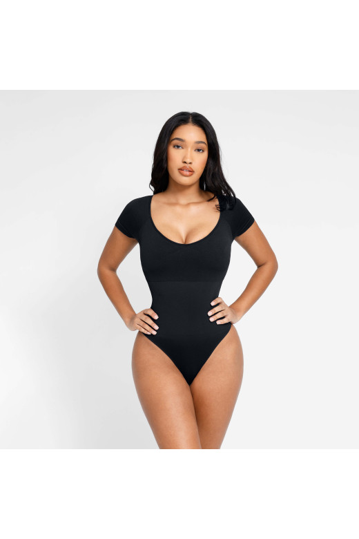 Корректирующий боди с круглым вырезом German Volf — утягивающий боди для талии и живота