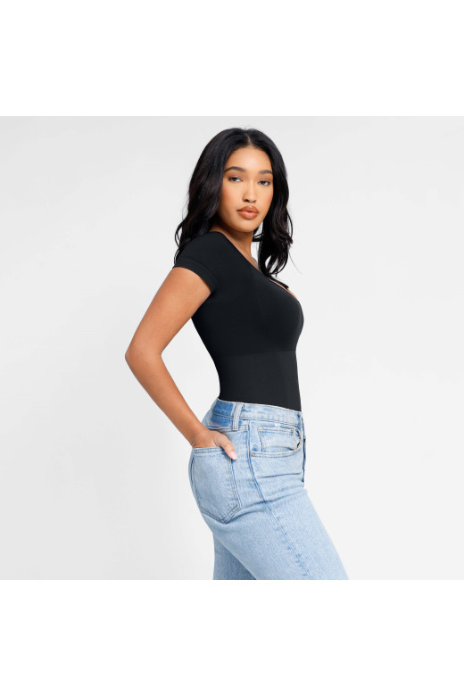 Корректирующий боди с круглым вырезом German Volf — утягивающий боди для талии и живота