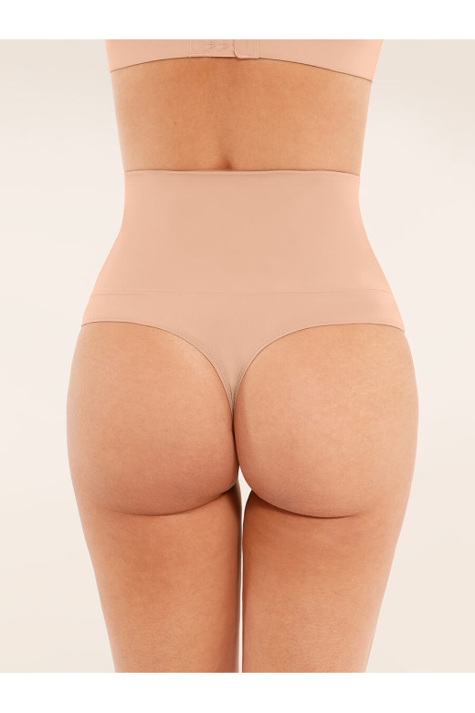 Корректирующие трусики Shape Control с высокой талией в светло-нюдовом оттенке