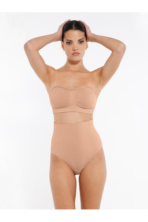 Корректирующие трусики Shape Control с высокой талией в светло-нюдовом оттенке