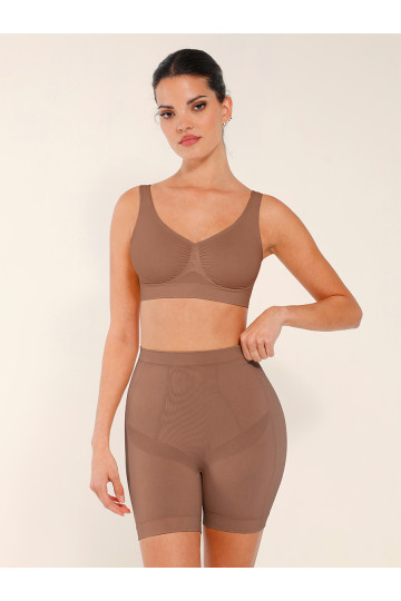 Корректирующие шорты с пуш-ап эффектом German Volf, коричневый