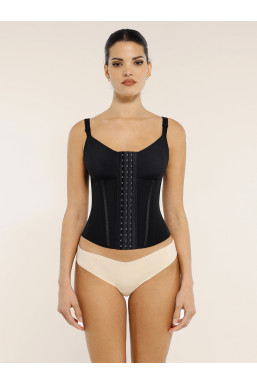 Черный женский корректирующий корсет Shape Control с регулируемыми бретелями — German Volf