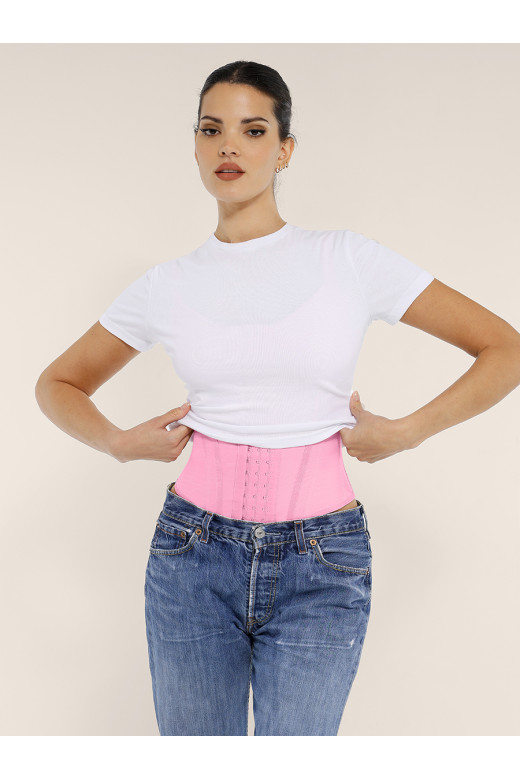 Розовый женский корректирующий корсет Shape Control с регулируемыми бретелями