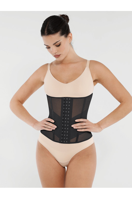 Черный корректирующий корсет для талии Shape Control