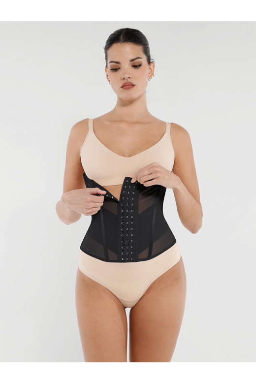 Черный корректирующий корсет для талии Shape Control