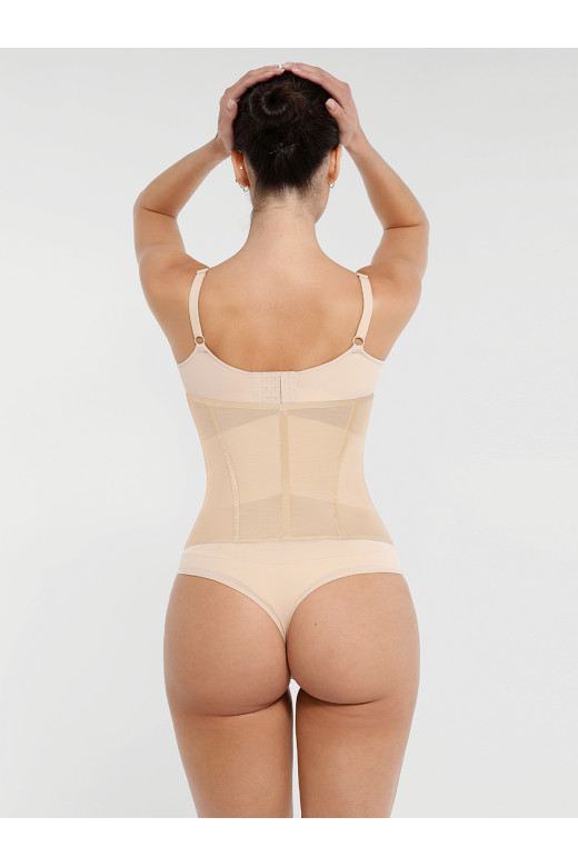 Светло-бежевый корректирующий корсет для талии German Volf Shape Control с высокой компрессией