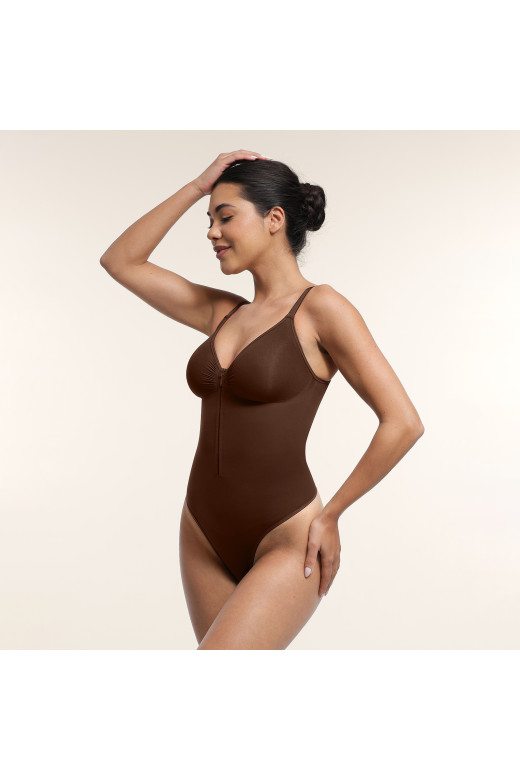 Коригуючий комбідрес з підтримкою грудей та блискавкою від German Volf