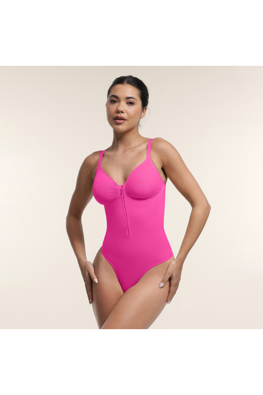 Коригуючий комбідрес з підтримкою грудей та блискавкою від German Volf