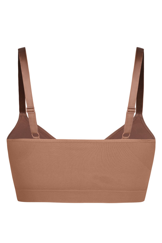 Бра без кісточок з підтримкою грудей, темний нюд