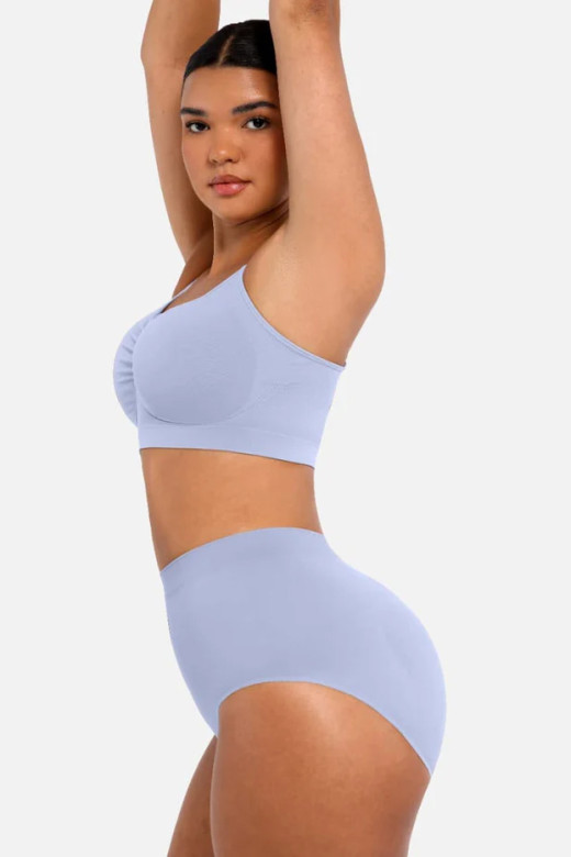 Бра без кісточок з підтримкою грудей, блакитний