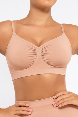 Бра без кісточок з підтримкою грудей, нюд