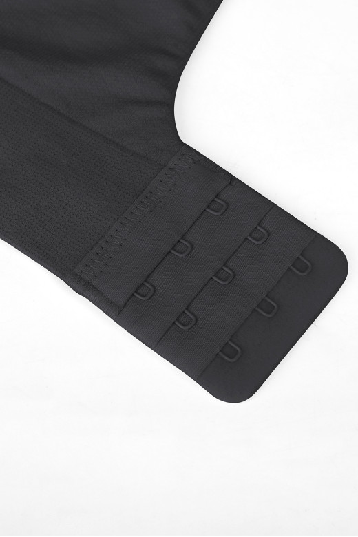 Бюстгалтер-топ із вбудованими чашками, чорний