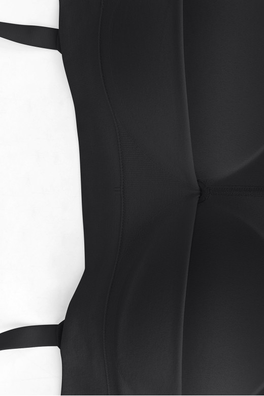 Бюстгалтер-топ із вбудованими чашками, чорний