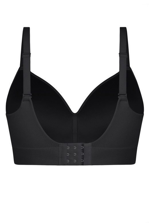 Бюстгалтер-топ із вбудованими чашками, чорний