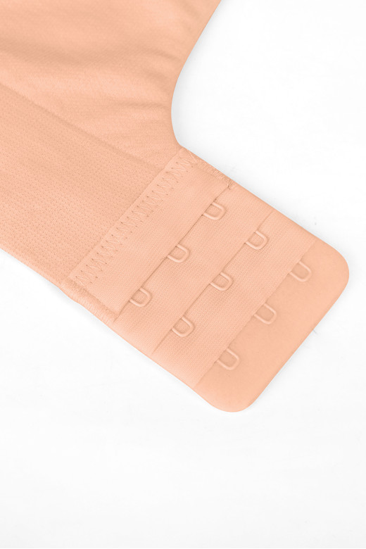 Бюстгалтер -топ со встроенными чашками, цвет светлый нюд