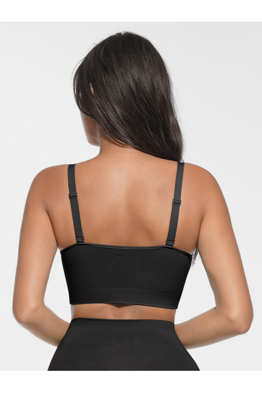 Топ підтримуючий коригуючий з регульованими бретелями та ажурною вставкою від German Volf