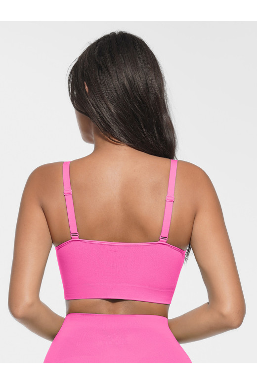 Топ підтримуючий коригуючий з регульованими бретелями та ажурною вставкою від German Volf