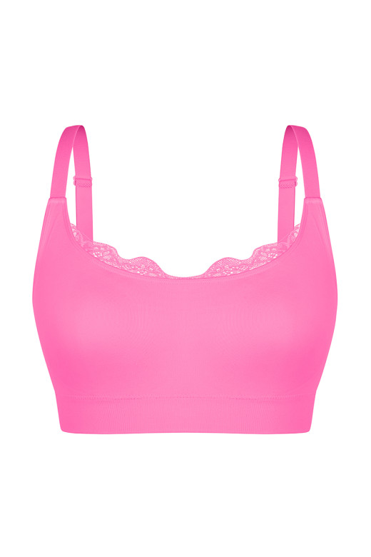 Топ підтримуючий коригуючий з регульованими бретелями та ажурною вставкою від German Volf