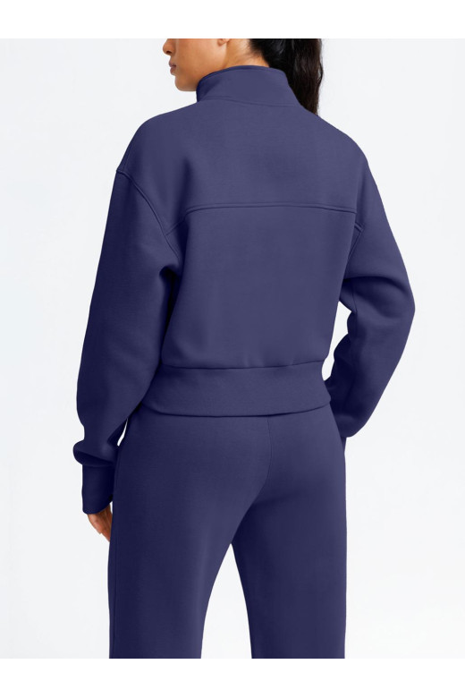 Синя жіноча утеплена спортивна кофта GVS Urban Warm