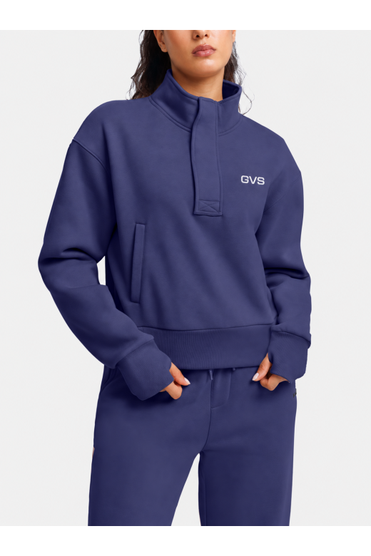 Синя жіноча утеплена спортивна кофта GVS Urban Warm