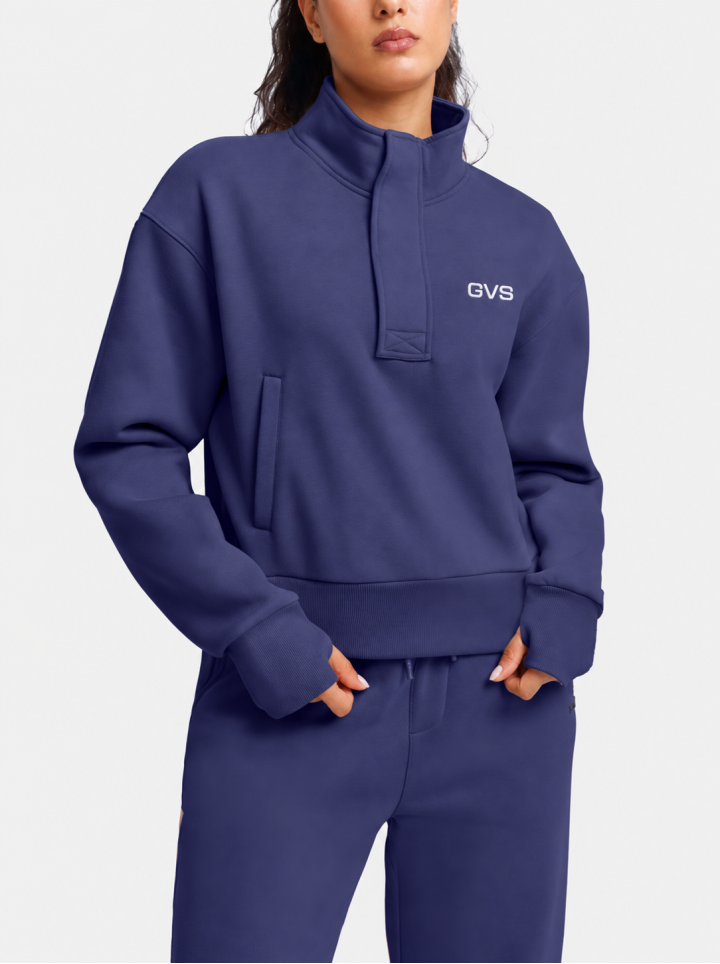 Жіноча утеплена спортивна кофта GVS Urban Warm, синій