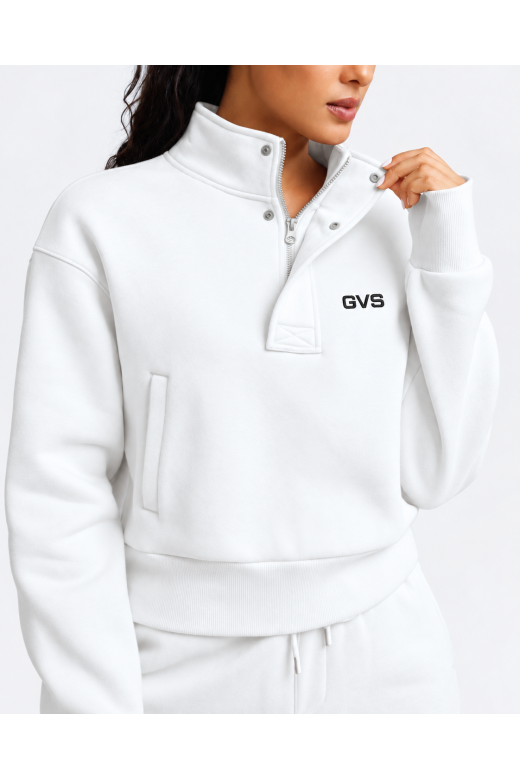 Біла жіноча утеплена спортивна кофта GVS Urban Warm