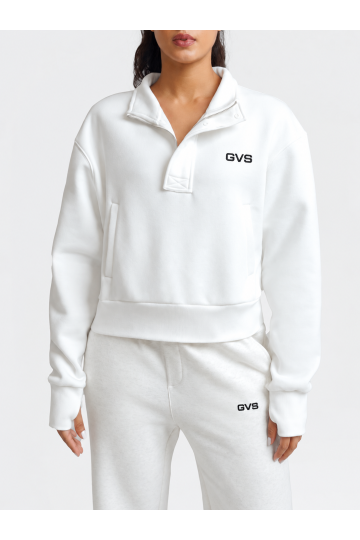 Жіноча утеплена спортивна кофта GVS Urban Warm, білий