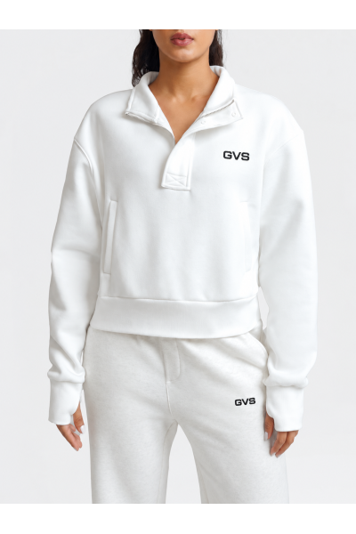 Жіноча утеплена спортивна кофта GVS Urban Warm, білий