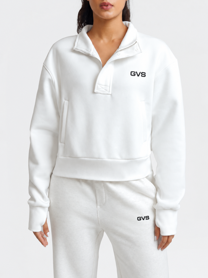 Жіноча утеплена спортивна кофта GVS Urban Warm, білий