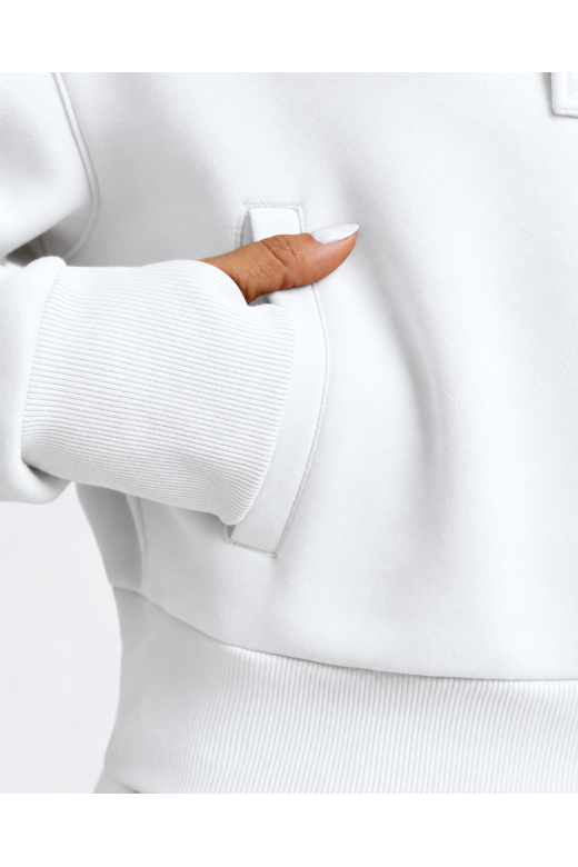Біла жіноча утеплена спортивна кофта GVS Urban Warm