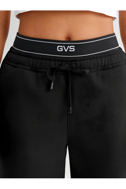 Жіночі утеплені спортивні штани GVS Urban Warm Wide Leg, чорний