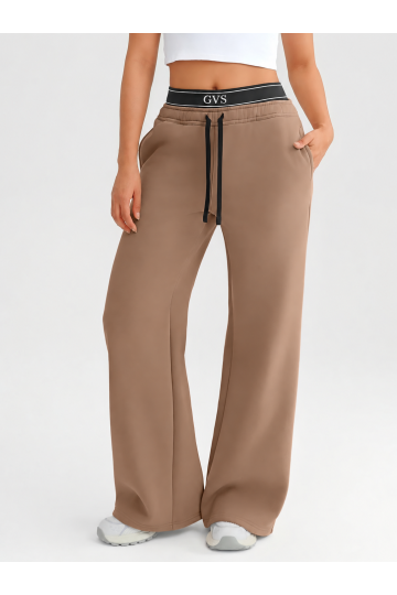 Жіночі утеплені спортивні штани GVS Urban Warm Wide Leg, колір таш