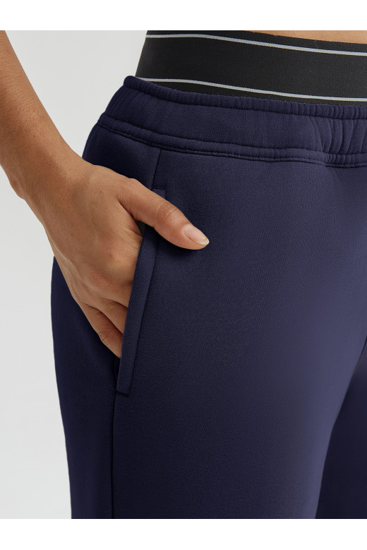 Сині жіночі утеплені спортивні штани GVS Urban Warm Wide Leg