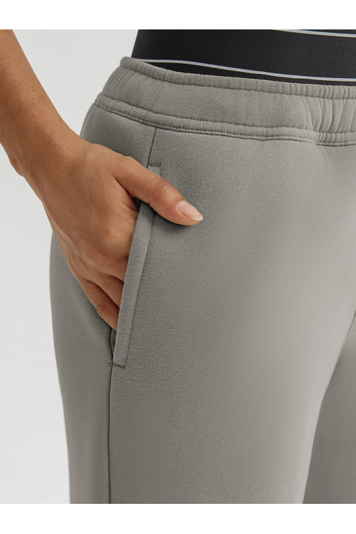 Сірі жіночі утеплені спортивні штани GVS Urban Warm Wide Leg Сірі жіночі утеплені спортивні штани GVS Urban Warm Wide Leg