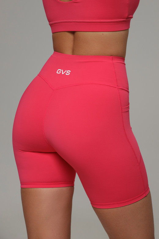 Женские спортивные шорты с карманами GV Sport, розовый Женские спортивные шорты с карманами GV Sport, розовый