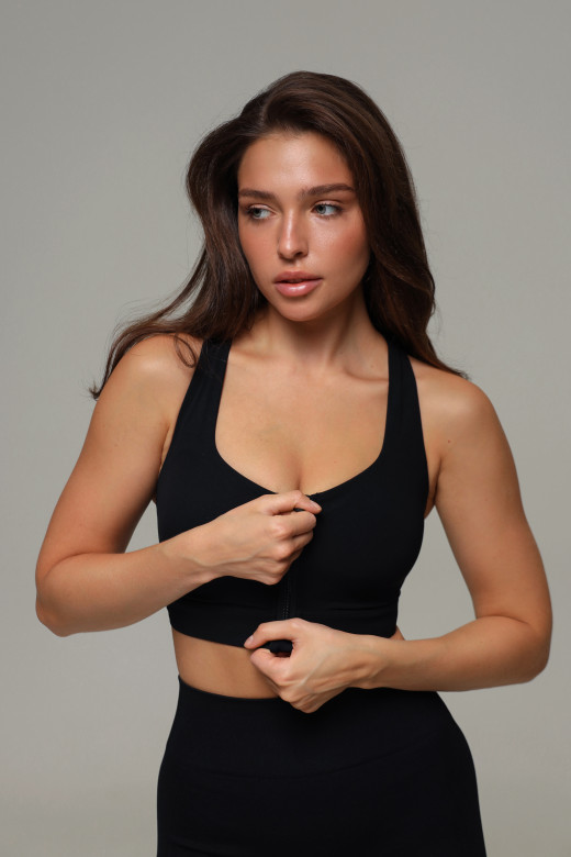 Спортивний топ GV Sport High Support для великих грудей з регульованою посадкою, чорний Спортивний топ GV Sport High Support для великих грудей з регульованою посадкою, чорний