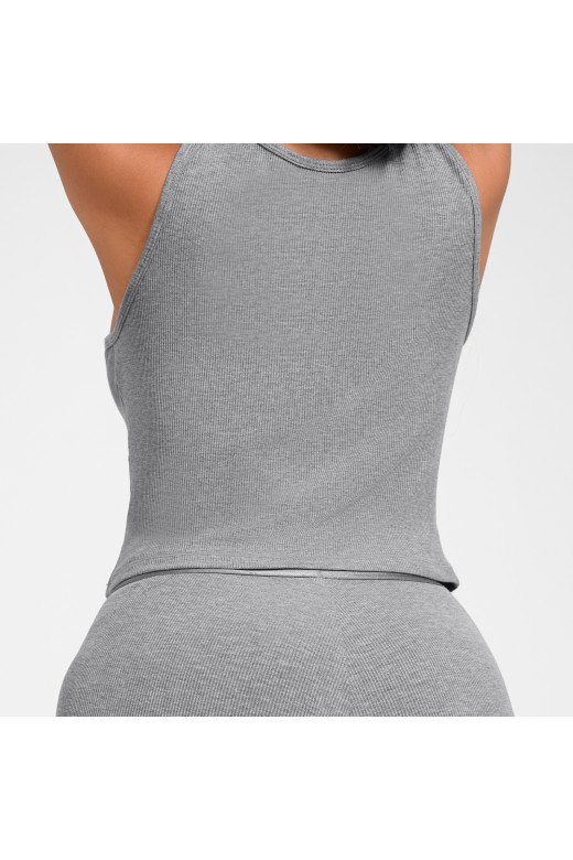 Серый женский приталенный топ Modal Comfort German Volf