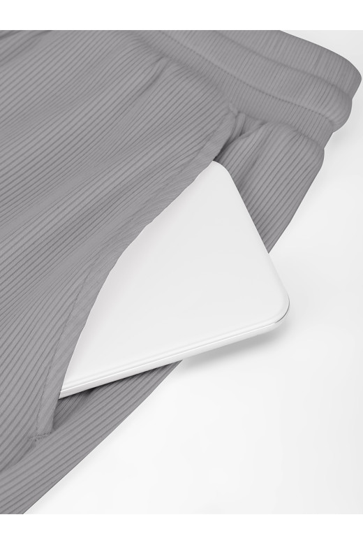 Серые женские брюки свободного кроя Modal Comfort