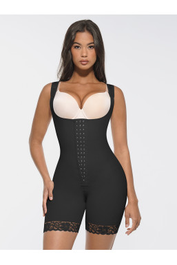 Жіночий коригуючий комбінезон з високою компресією  Shape Sculpt — German Volf, чорний