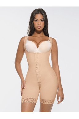 Жіночий коригуючий комбінезон з  моделюючим ефектом Body Sculpt — German Volf, бежевий