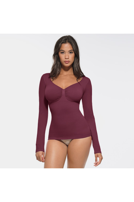 Коригуючий лонгслів з підтримкою грудей та утяжкою живота та боків від German Volf