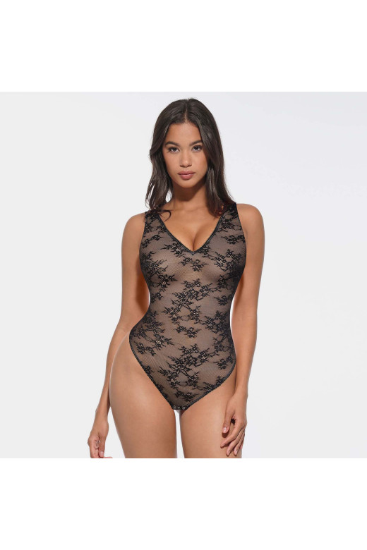 Ажурний коригуючий комбідрес з низом-стрінгами від German Volf